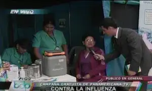 Panamericana Televisión promueve campaña de vacunación contra la influenza