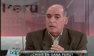 Carlos Tapia: Renuncia de Verónika Mendoza es un golpe al Nacionalismo