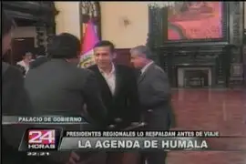 La agenda del presidente Ollanta Humala