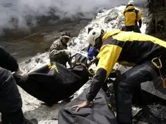Imágenes exclusivas: Hallan cadáveres de accidente aéreo en nevado de Cusco