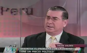 Premier Óscar Valdés manifiesta repudio por actos violentos en Celendín