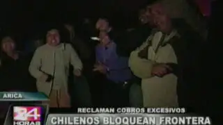 Bloquean vía Tacna - Arica  y violencia en Chile por homenaje a Pinochet