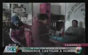 Cajamarca: Castigan a latigazos a un hombre por abandonar a su esposa