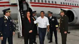Presidente Humala llegó a Lima tras viaje oficial por países de la UE