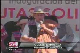 Presidente Humala: Crisis internacional debe favorecer turismo en el Perú