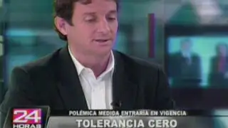 Congresista Reggiardo cuestiona proyecto de ley "tolerancia cero"