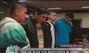 Caen los “Wachiturros de sandia” luego de asaltar a un transeúnte en Cercado de Lima