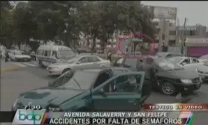 Foto denuncia: denuncian falta de semáforos en concurridas avenidas de Jesús María