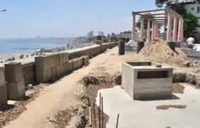 Vecinos de Chorrillos preocupados ante posible derrumbe del Malecón Grau