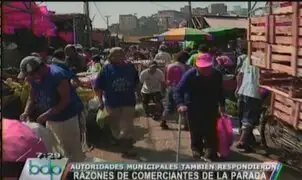 Dirigente de La Parada anuncia protesta mayor que Conga si los trasladan