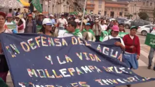 Se inicia paro antiminero de 48 horas en tres provincias de Cajamarca