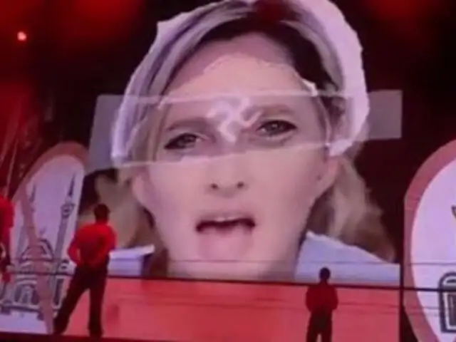 Madonna desata polémica en Tel Aviv tras proyectar una esvástica