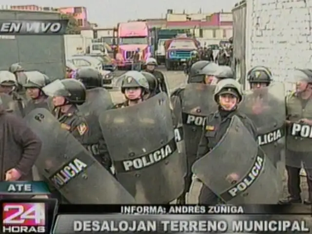 Ate Vitarte: Policía desaloja Centro de Acopio de Aves de Salamanca