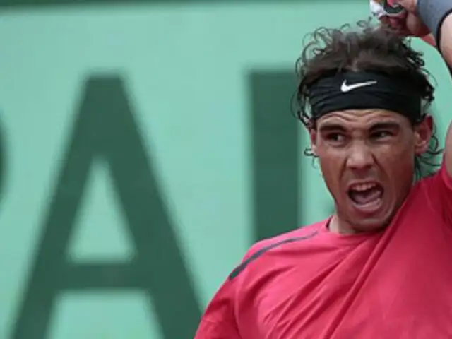 “Rafa” Nadal avanza a paso firme en Roland Garros