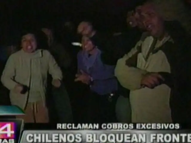 Bloquean vía Tacna - Arica  y violencia en Chile por homenaje a Pinochet