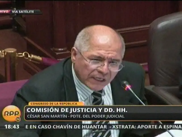 San Martín: "Según orden vigente no se puede interceptar a un congresista"