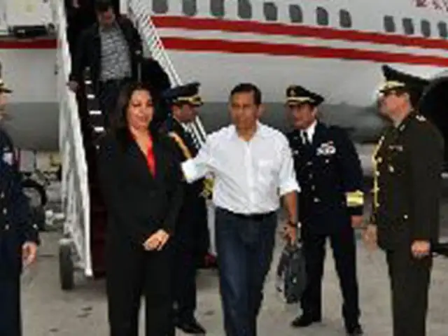 Presidente Humala llegó a Lima tras viaje oficial por países de la UE
