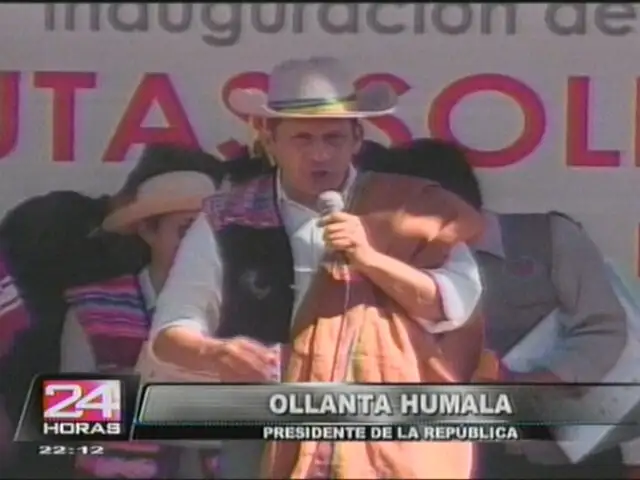 Presidente Humala apuesta por la educación en Apurimac