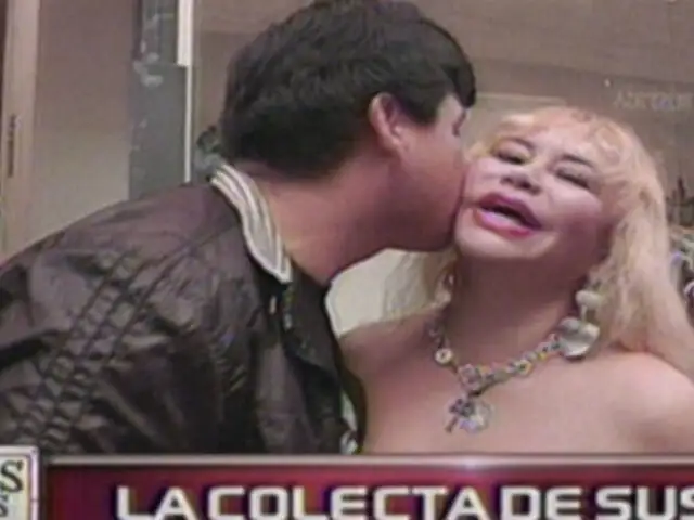 Susy Díaz vende besos para cancelar deuda de S/. 100.000 al Estado