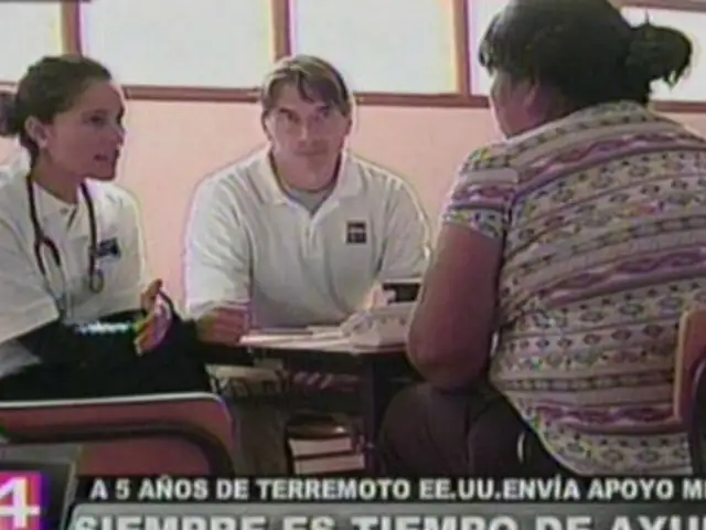 EEUU llevó ayuda a pobladores de Pisco afectados por terremoto de 2007