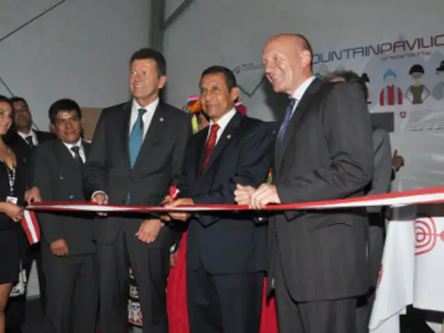 Presidente Humala subrayó que busca fortalecer políticas ambientales