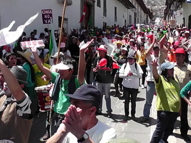 Gobierno permite marchas en Cajamarca para evitar más costos sociales