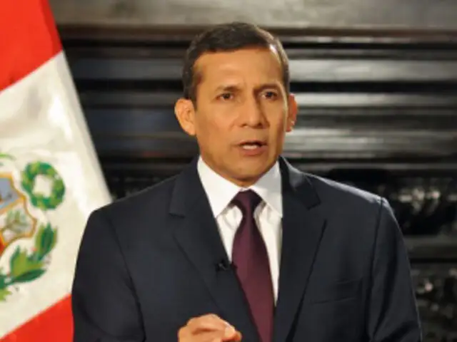 Presidente Humala: Debemos construir la confianza de la ciudadanía en el Estado