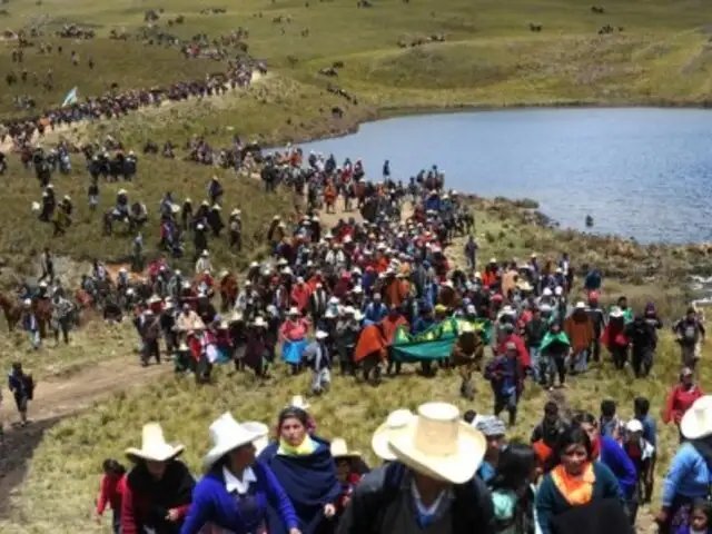 Construcción de reservorio de agua en Cajamarca seguirá pese a amenazas