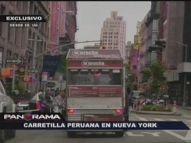 Carretilla y comida peruana son sensación en Nueva York