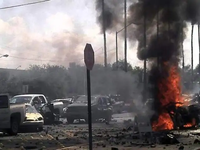 Al menos siete heridos dejó la explosión de un coche bomba en México