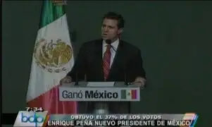 Enrique Peña Nieto es el nuevo presidente de México