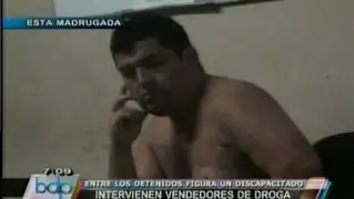 Policía detiene a discapacitado cuando vendía droga en Barranco