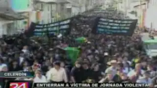 Cajamarca: pasean féretros de fallecidos durante enfrentamientos