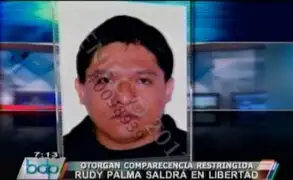 Periodista Rudy Palma con comparecencia restringida