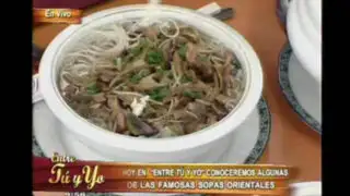 Maestro Lee Ou prepara una deliciosa y nutritiva sopa Siu Kao