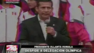 Presidente Humala despidió a deportistas que van a los Juegos Olímpicos