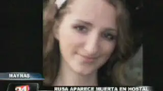 Ciudadana rusa aparece muerta en hospedaje de Loreto