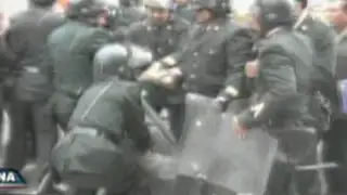 Tacna: miembros de Conare – Sutep vuelven a generar disturbios