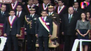 Presidente Humala presidiendo la Gran Parada Cívico Militar