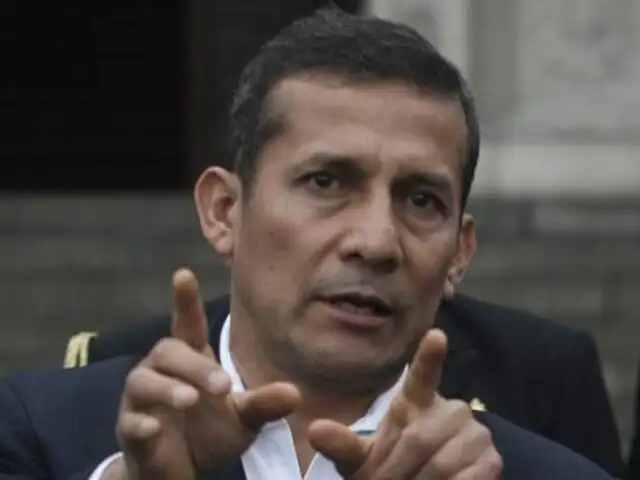Solo un 40% de peruanos aprueba la gestión del presidente Humala