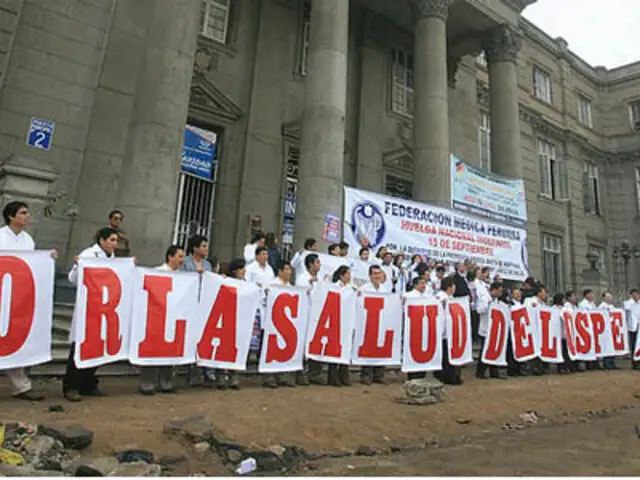 Ministerio de Salud declara ilegal huelga de Federación Médica