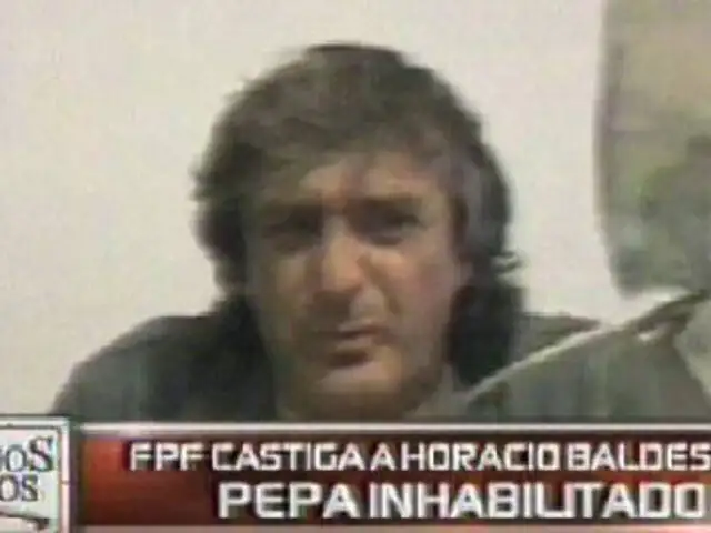 'Pepa' Baldessari es castigado por la FPF tras polémico reclamo