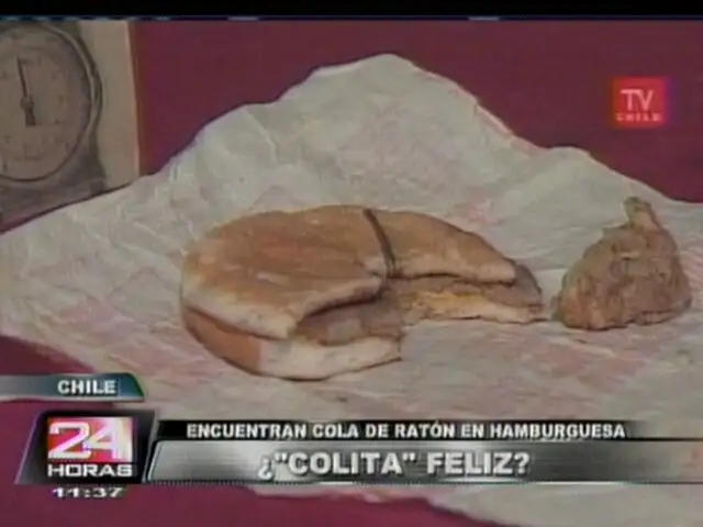 Chile: encuentran cola de ratón en hamburguesa de McDonald's