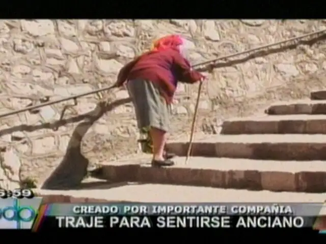 VIDEO: crean singular traje que permite comprender a ancianos