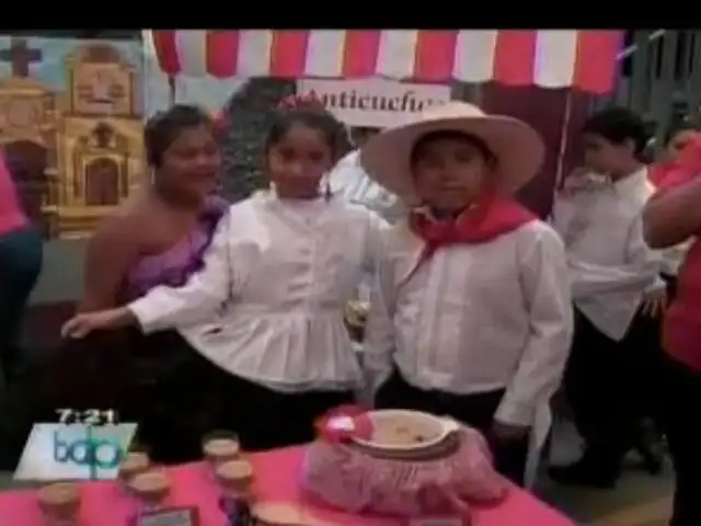 Niños con síndrome de Down celebraron Fiestas Patrias por adelantado