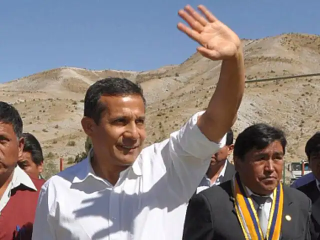 Presidente Humala se comprometió a trabajar por el desarrollo de Moquegua