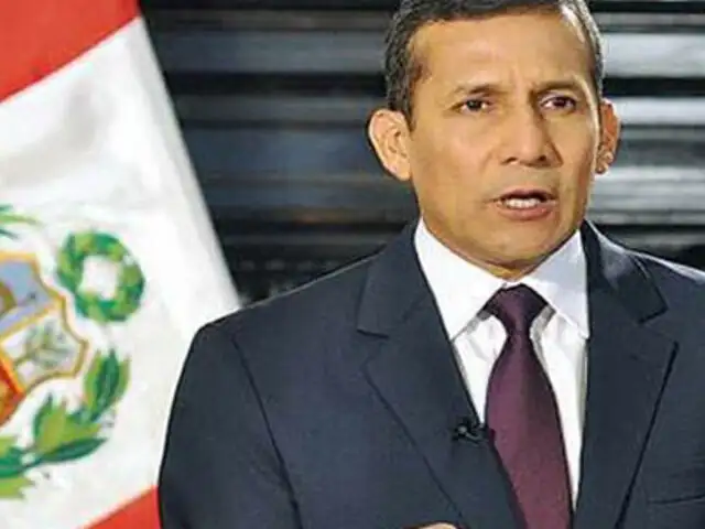 Presidente Humala ofrecerá Mensaje a la Nación a las 11:00 horas