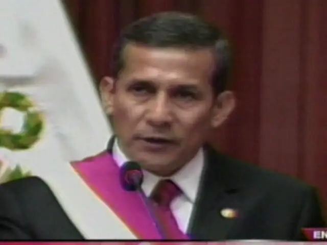 Presidente Humala: Revisemos legislación para cerrar paso a terroristas