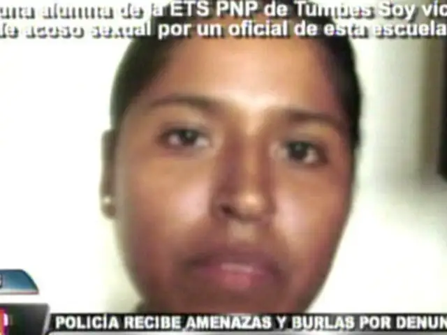 Tumbes: mujer cadete denuncia a coronel por acoso sexual