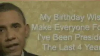 EEUU: republicanos felicitan sarcásticamente a Obama en cumpleaños